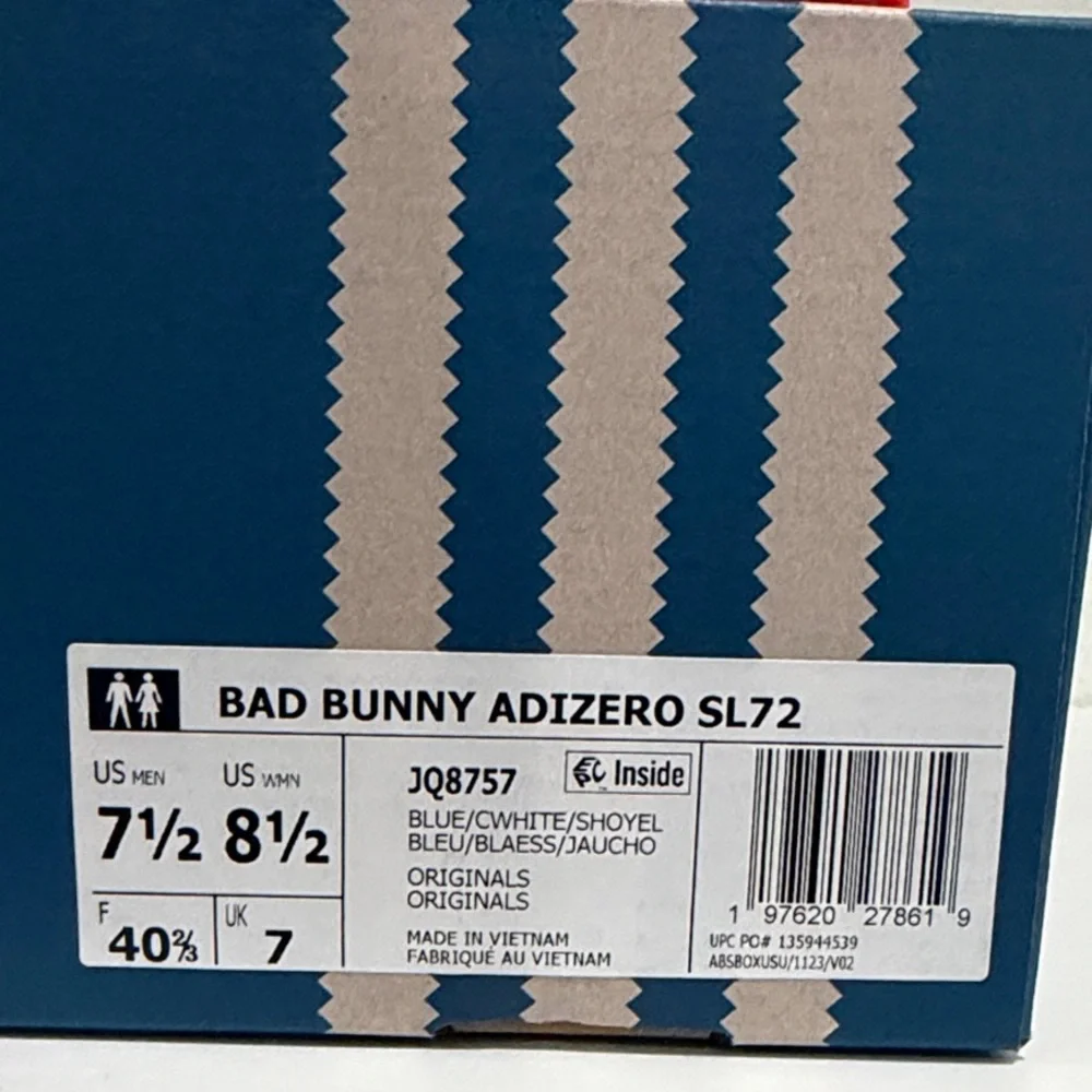 Bad Bunny x Adidas Adizero SL72 – NWT – Unisex Sneakers - Picture 2 of 6
